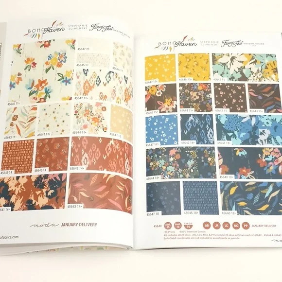 3/$15 Paper Crafting Moda Piece Fabric Catalog - Picture 8 of 16